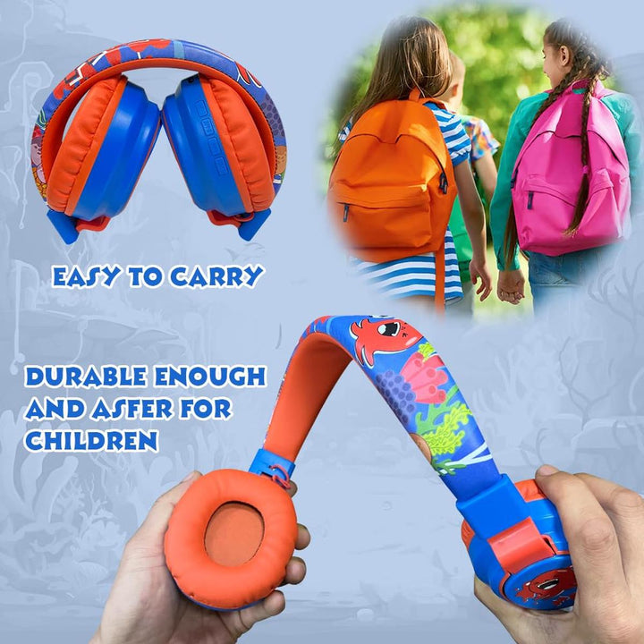 MIDOLA Bluetooth Kids Headphones - Fun & Safe Sound! - DOKUTRONIX