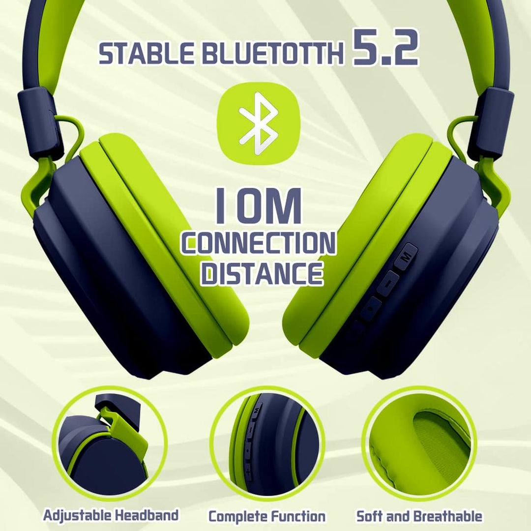 MIDOLA Bluetooth Kids Headphones - Fun & Safe Sound! - DOKUTRONIX
