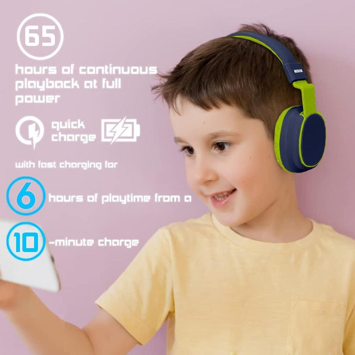 MIDOLA Bluetooth Kids Headphones - Fun & Safe Sound! - DOKUTRONIX
