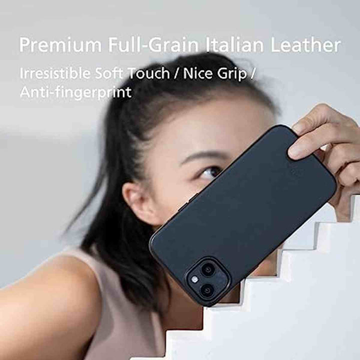 iPhone 14/13 Luxe Original Leather Case - DOKUTRONIX