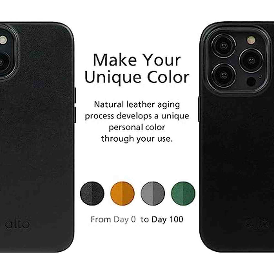 iPhone 14/13 Luxe Original Leather Case - DOKUTRONIX