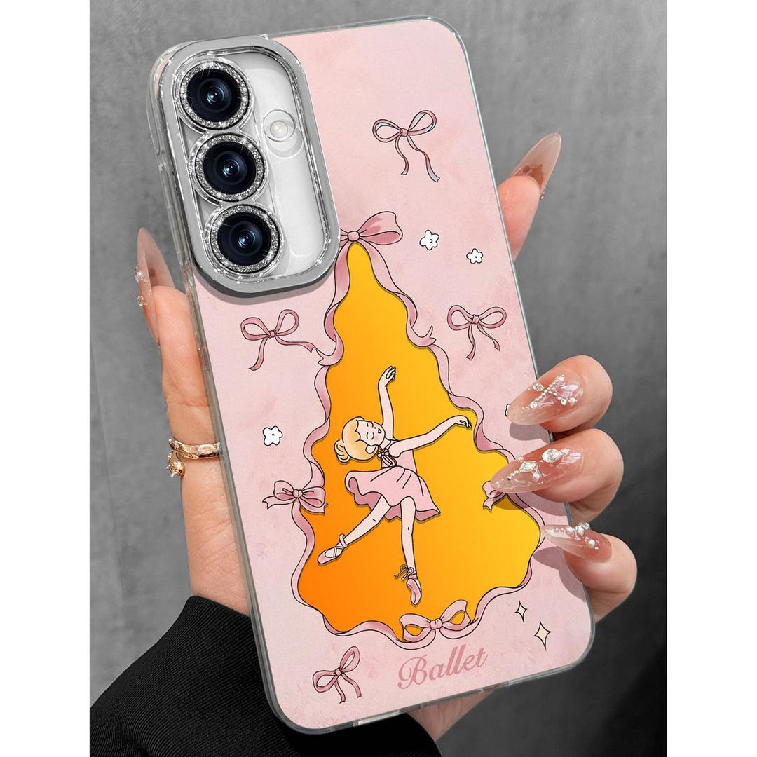 Galaxy Glitter Cherry Case & Lens Protector - DOKUTRONIX