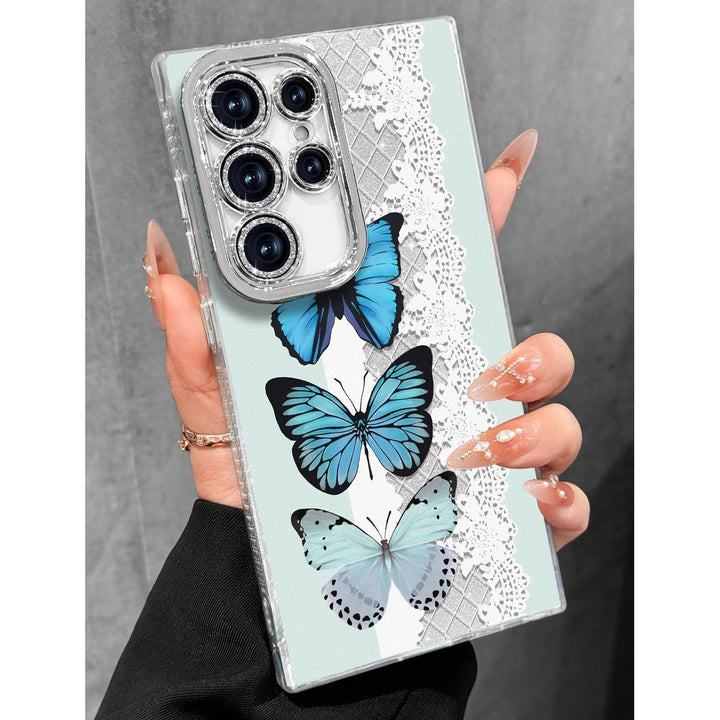 Galaxy Glitter Cherry Case & Lens Protector - DOKUTRONIX