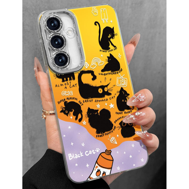 Galaxy Glitter Cherry Case & Lens Protector - DOKUTRONIX