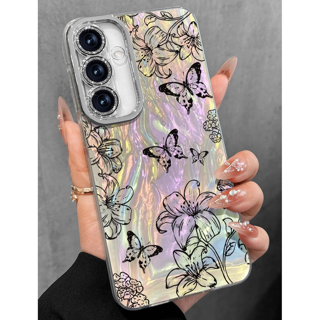 Galaxy Glitter Cherry Case & Lens Protector - DOKUTRONIX