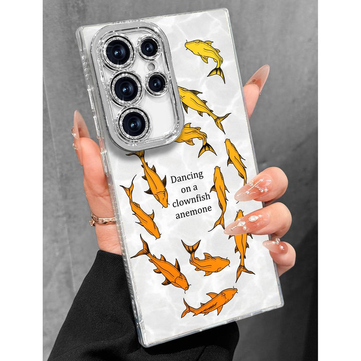 Galaxy Glitter Cherry Case & Lens Protector - DOKUTRONIX