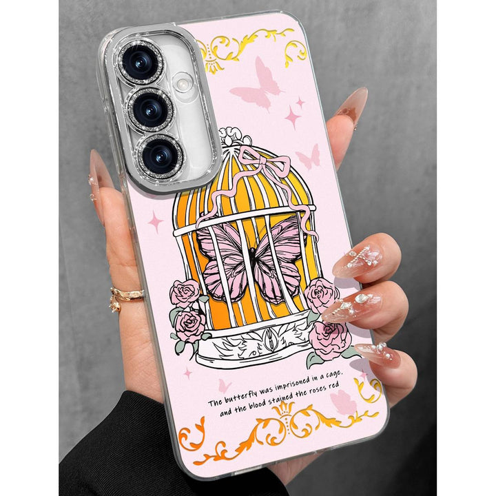 Galaxy Glitter Cherry Case & Lens Protector - DOKUTRONIX