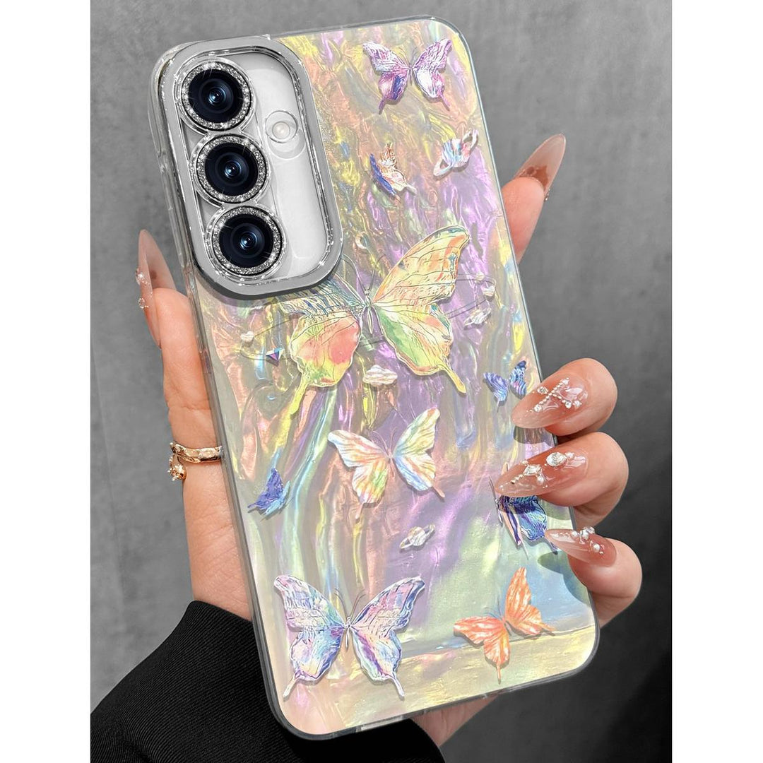 Galaxy Glitter Cherry Case & Lens Protector - DOKUTRONIX