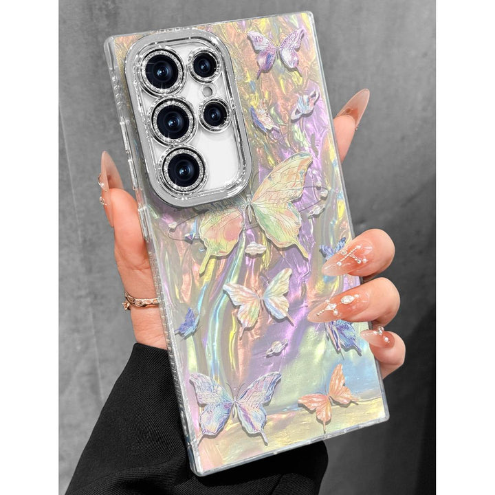 Galaxy Glitter Cherry Case & Lens Protector - DOKUTRONIX