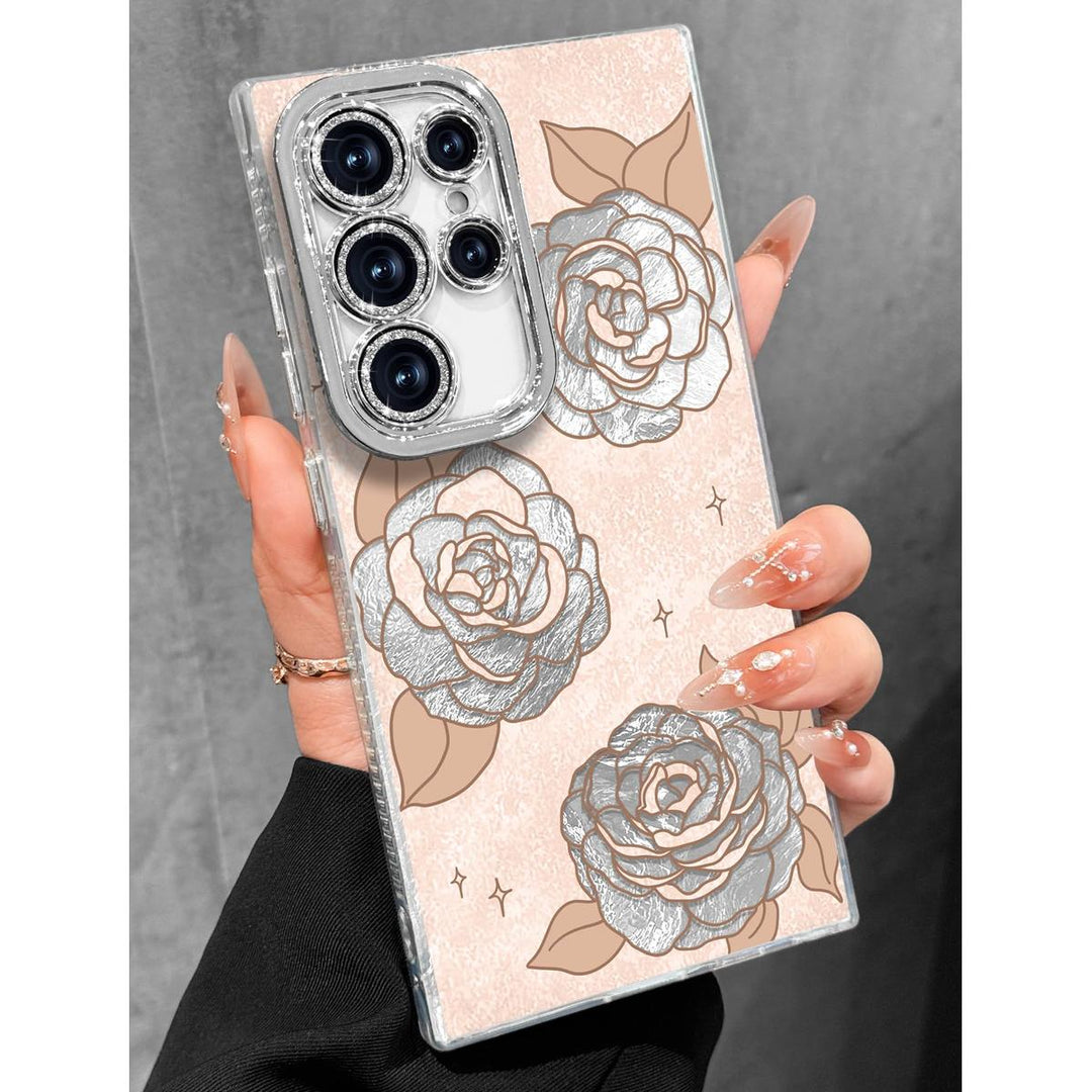 Galaxy Glitter Cherry Case & Lens Protector - DOKUTRONIX