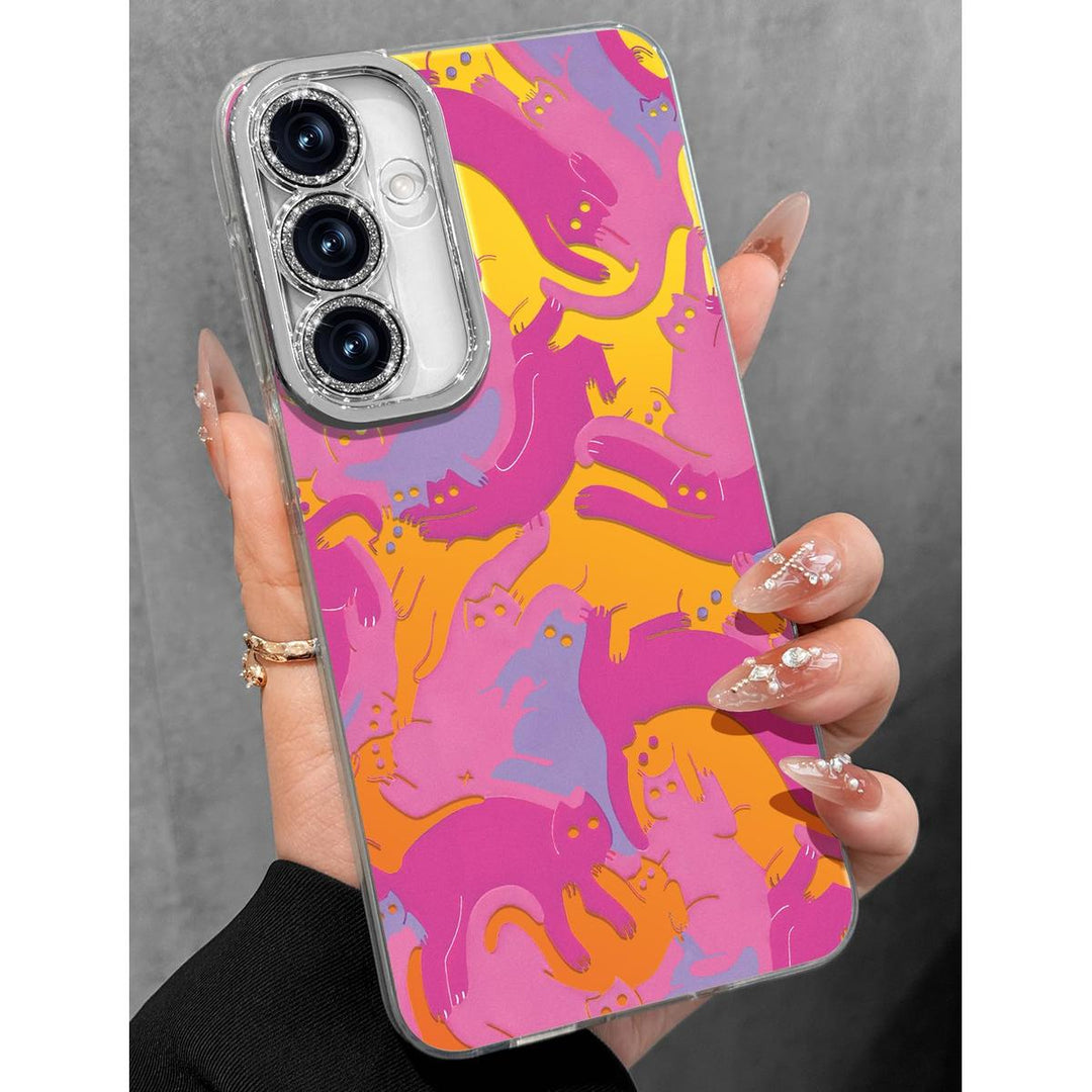Galaxy Glitter Cherry Case & Lens Protector - DOKUTRONIX