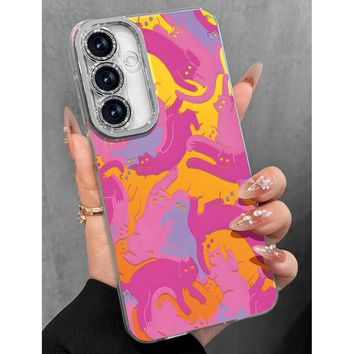 Galaxy Glitter Cherry Case & Lens Protector - DOKUTRONIX