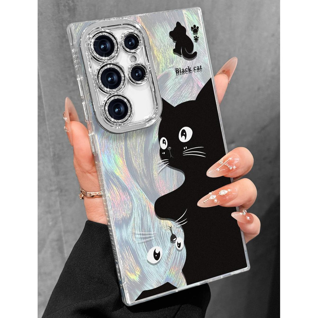 Galaxy Glitter Cherry Case & Lens Protector - DOKUTRONIX
