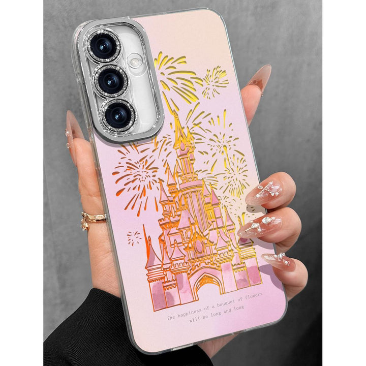 Galaxy Glitter Cherry Case & Lens Protector - DOKUTRONIX