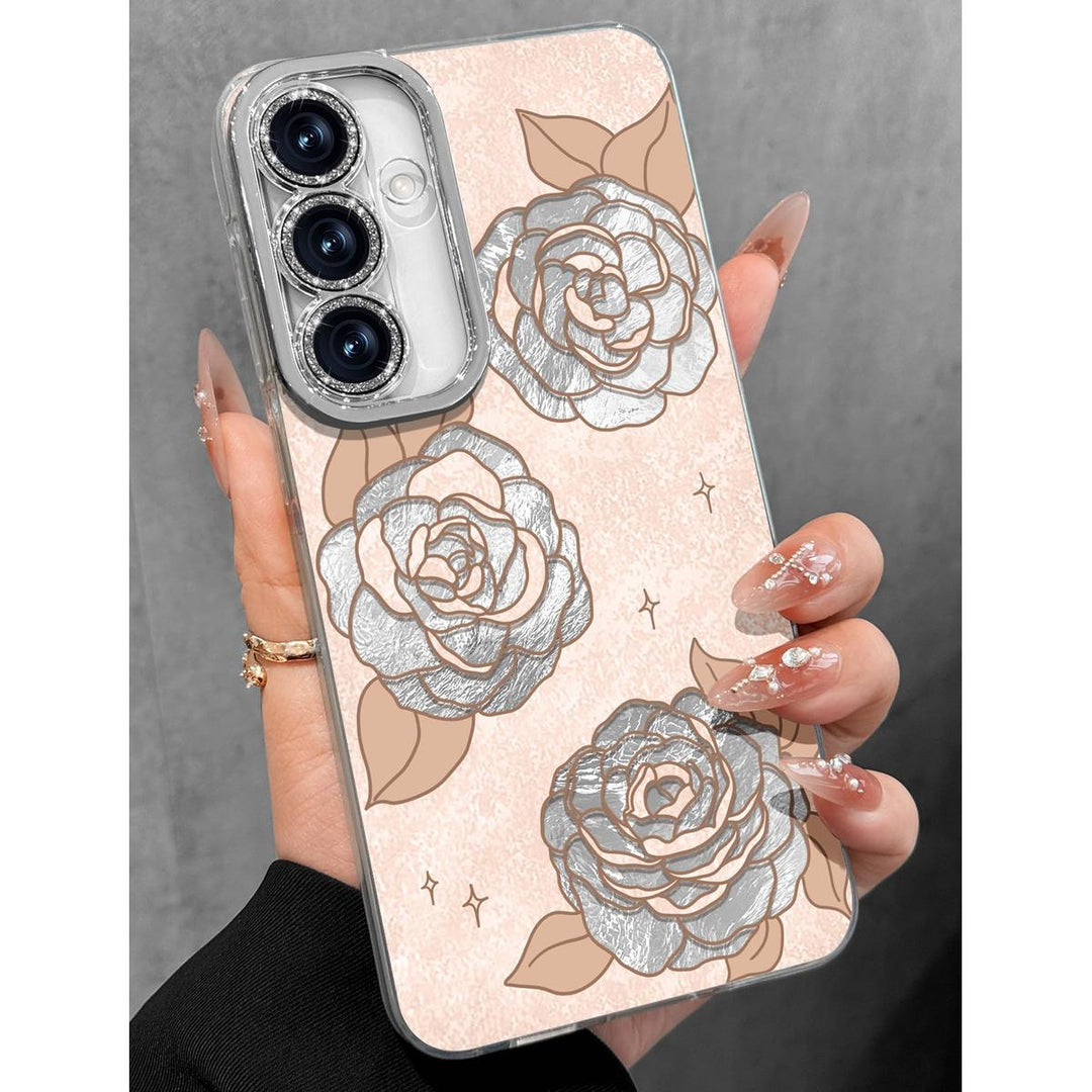 Galaxy Glitter Cherry Case & Lens Protector - DOKUTRONIX