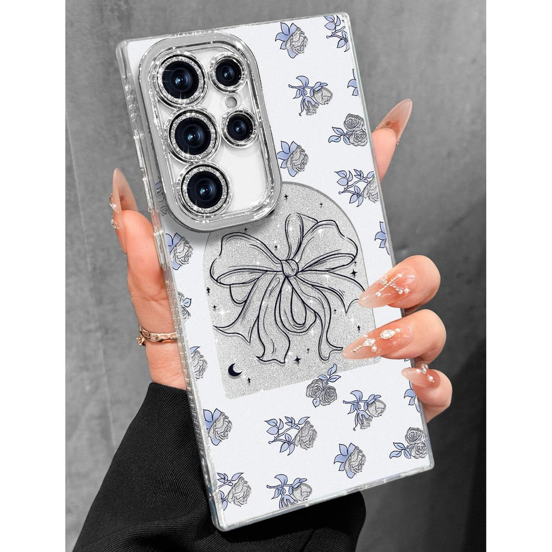 Galaxy Glitter Cherry Case & Lens Protector - DOKUTRONIX