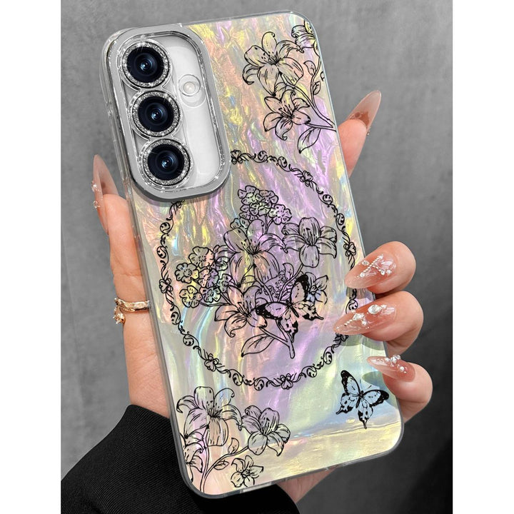 Galaxy Glitter Cherry Case & Lens Protector - DOKUTRONIX