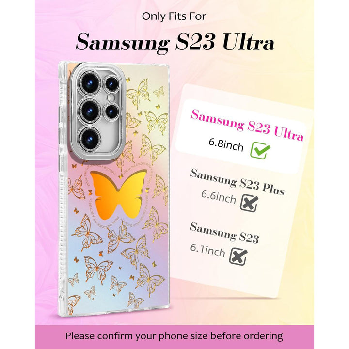 Galaxy Glitter Cherry Case & Lens Protector - DOKUTRONIX