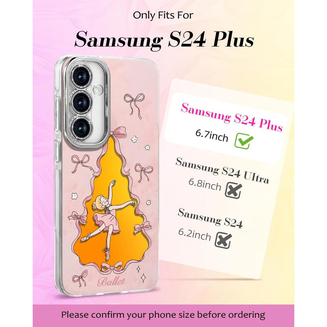 Galaxy Glitter Cherry Case & Lens Protector - DOKUTRONIX