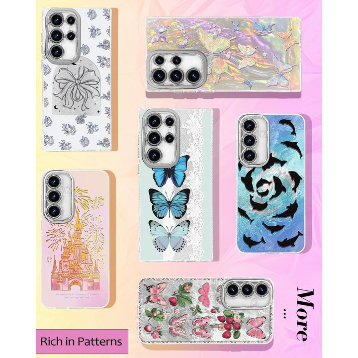 Galaxy Glitter Cherry Case & Lens Protector - DOKUTRONIX