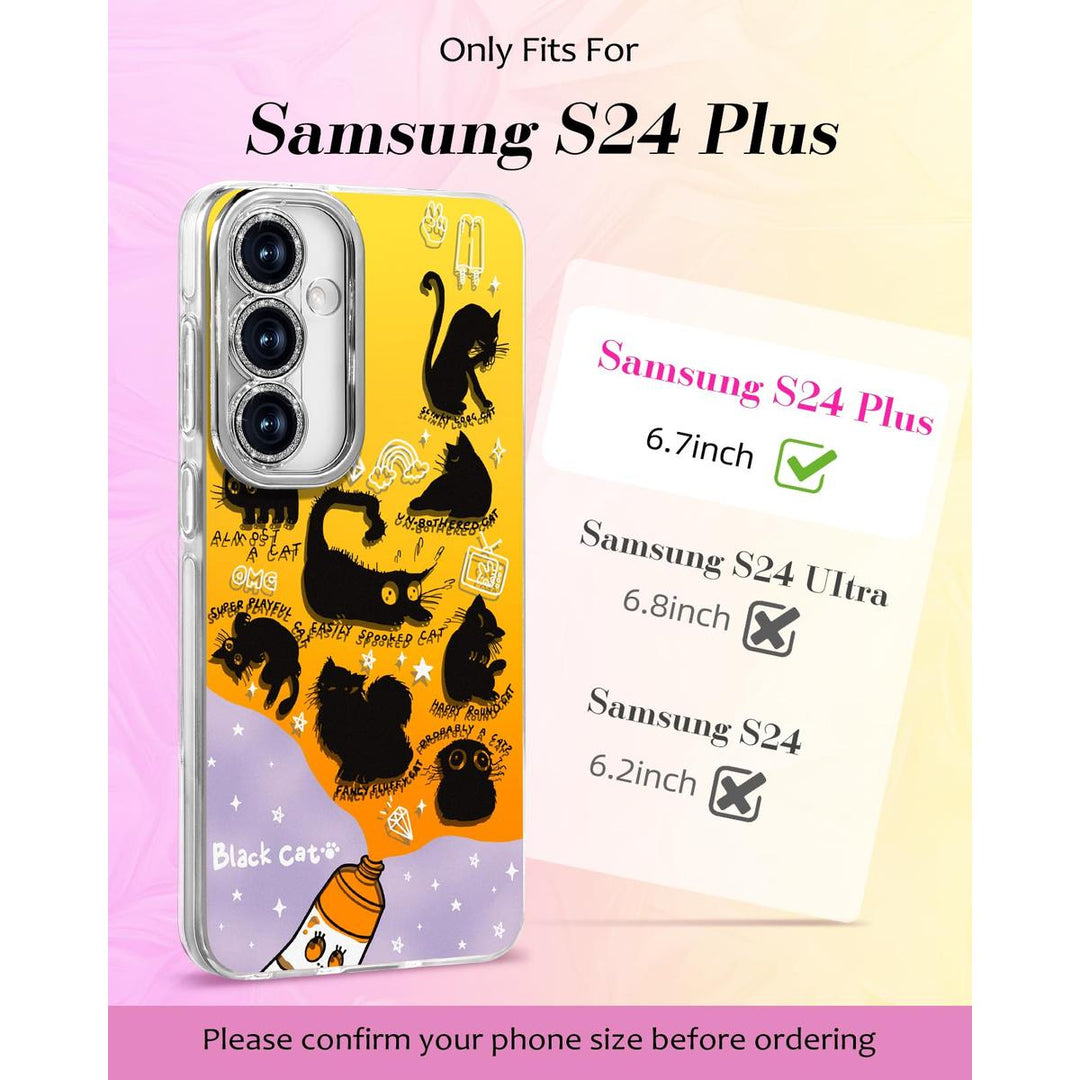 Galaxy Glitter Cherry Case & Lens Protector - DOKUTRONIX