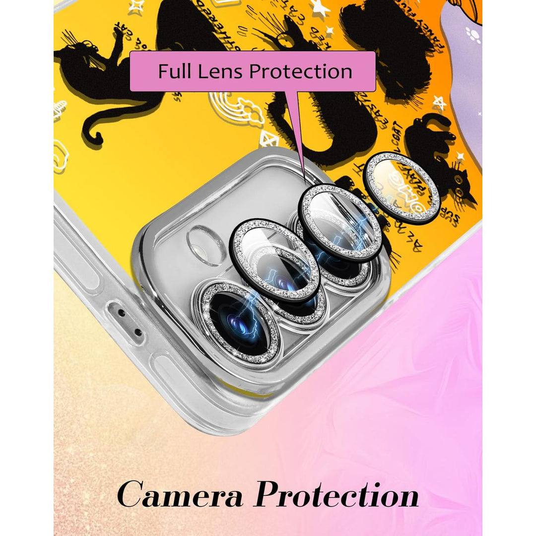 Galaxy Glitter Cherry Case & Lens Protector - DOKUTRONIX