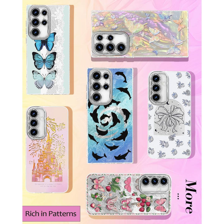 Galaxy Glitter Cherry Case & Lens Protector - DOKUTRONIX