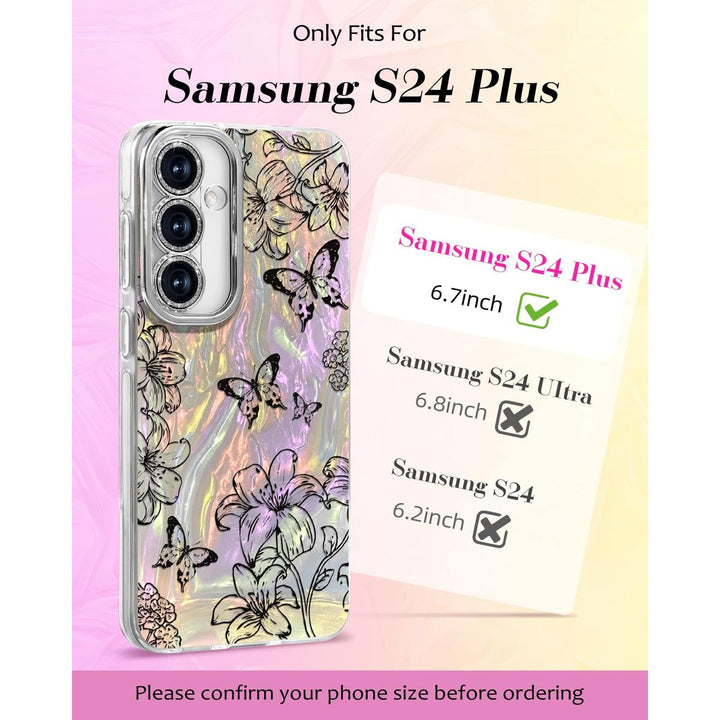 Galaxy Glitter Cherry Case & Lens Protector - DOKUTRONIX