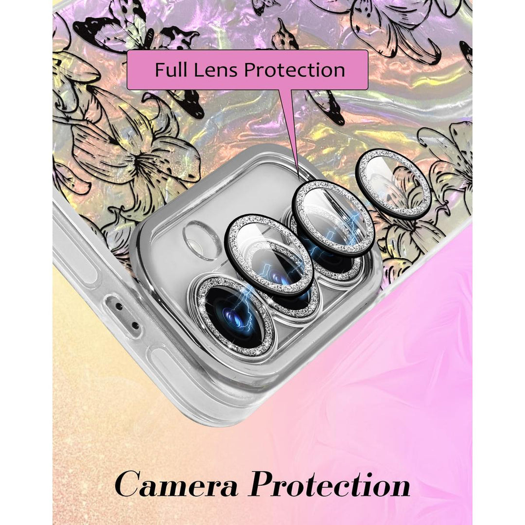 Galaxy Glitter Cherry Case & Lens Protector - DOKUTRONIX