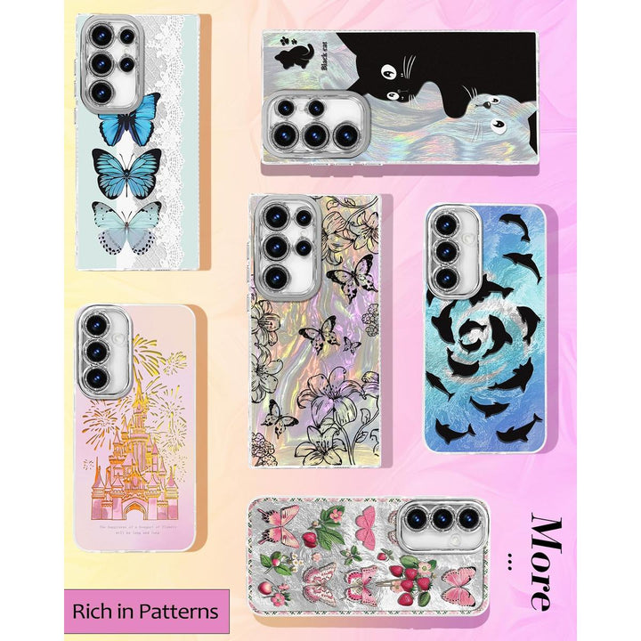 Galaxy Glitter Cherry Case & Lens Protector - DOKUTRONIX