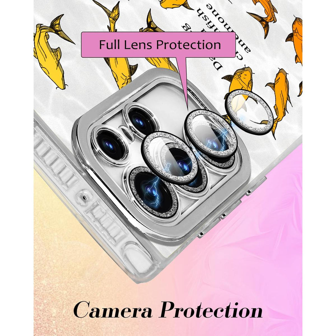 Galaxy Glitter Cherry Case & Lens Protector - DOKUTRONIX