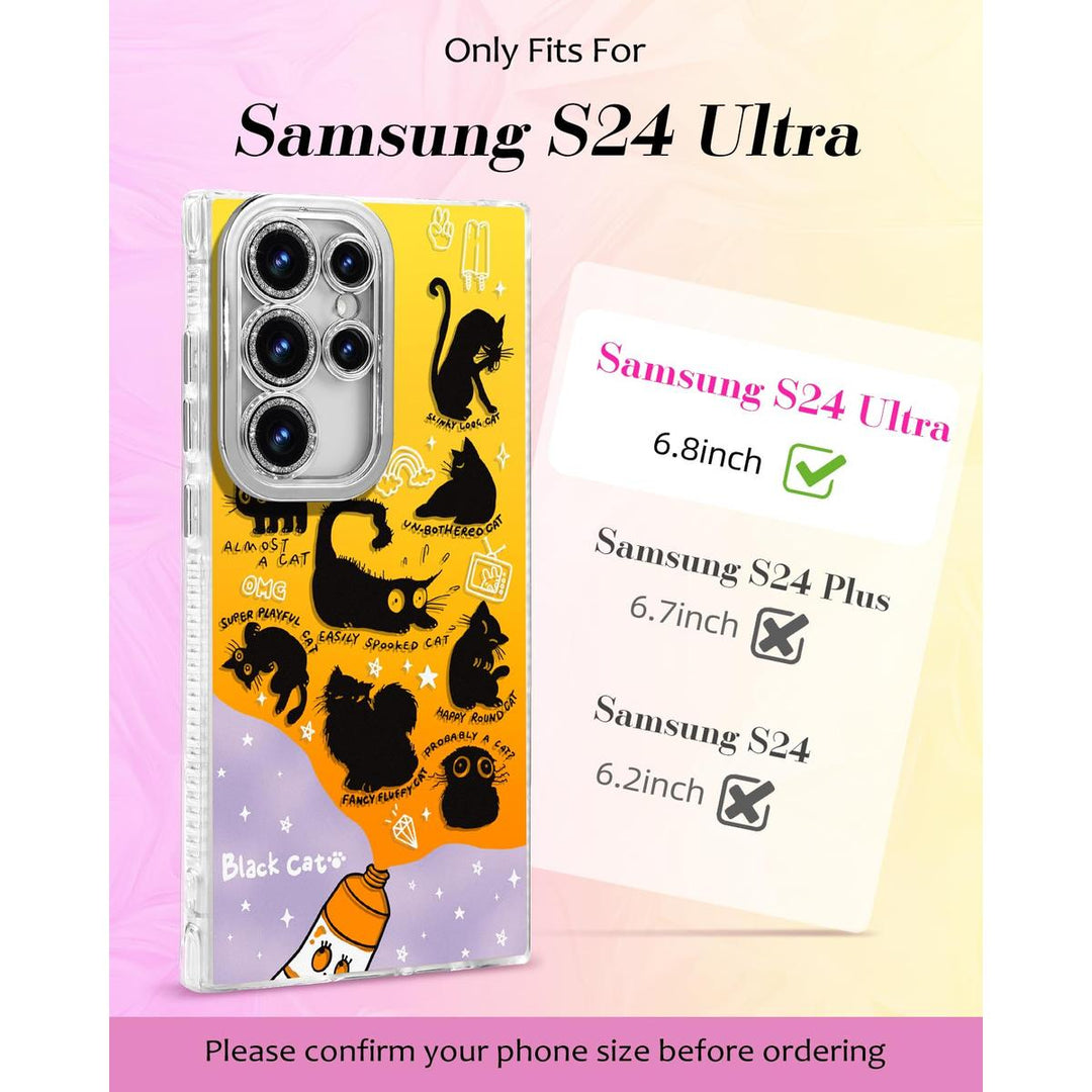 Galaxy Glitter Cherry Case & Lens Protector - DOKUTRONIX