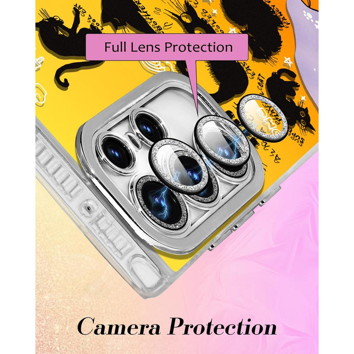 Galaxy Glitter Cherry Case & Lens Protector - DOKUTRONIX