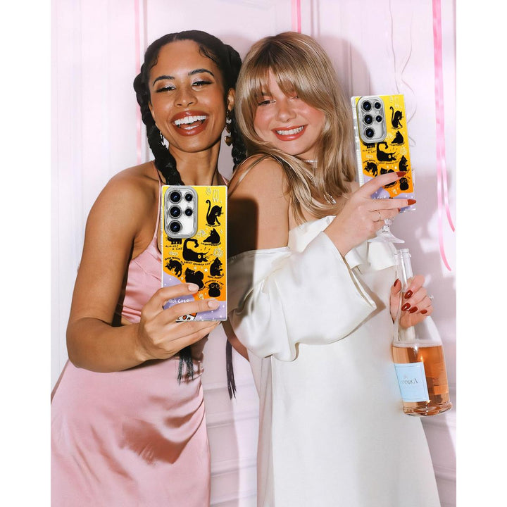 Galaxy Glitter Cherry Case & Lens Protector - DOKUTRONIX