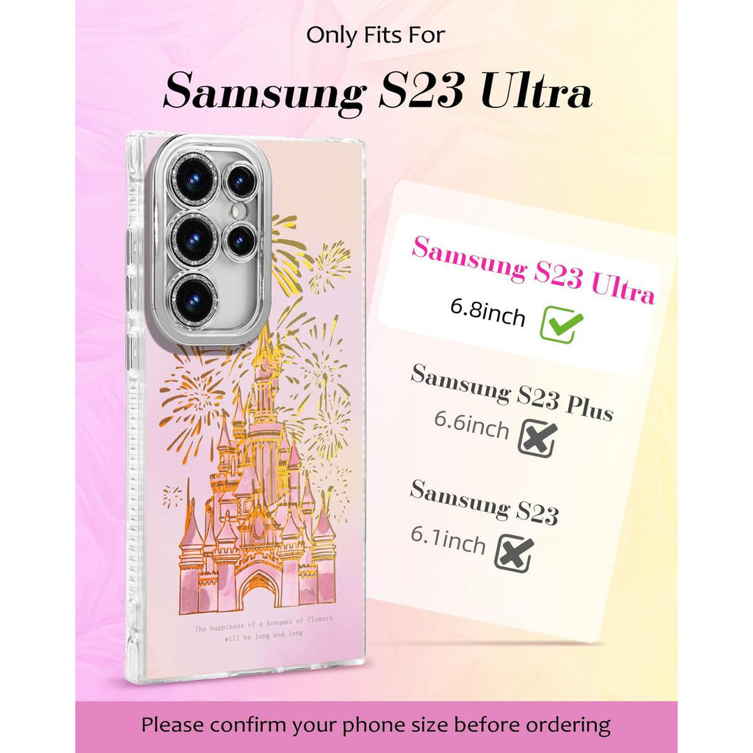 Galaxy Glitter Cherry Case & Lens Protector - DOKUTRONIX