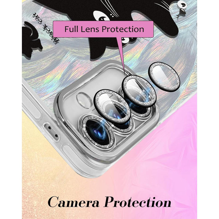 Galaxy Glitter Cherry Case & Lens Protector - DOKUTRONIX