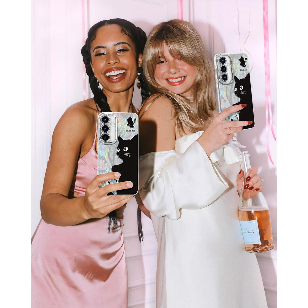 Galaxy Glitter Cherry Case & Lens Protector - DOKUTRONIX