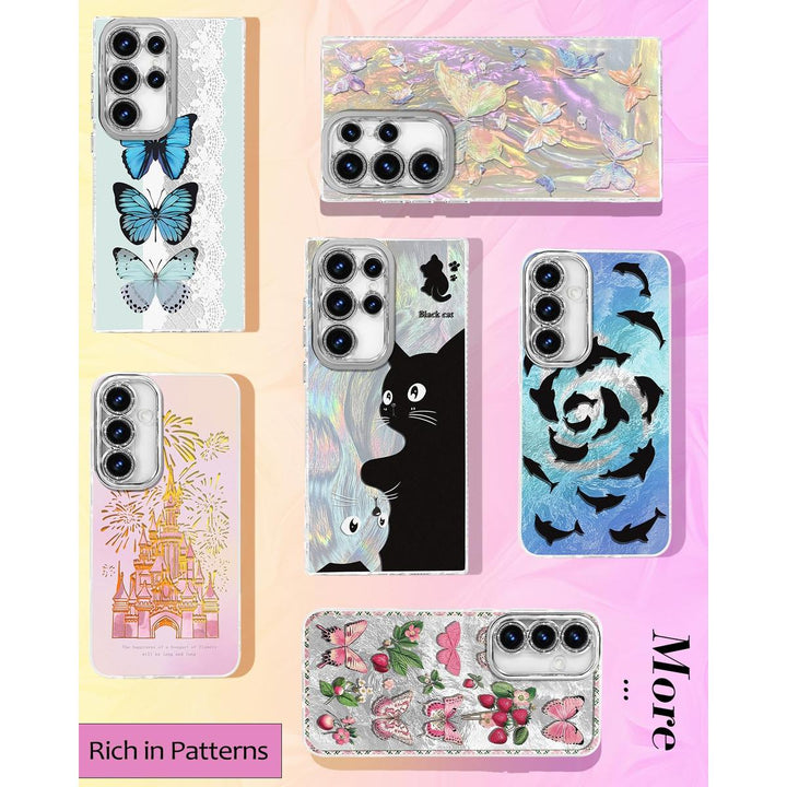 Galaxy Glitter Cherry Case & Lens Protector - DOKUTRONIX