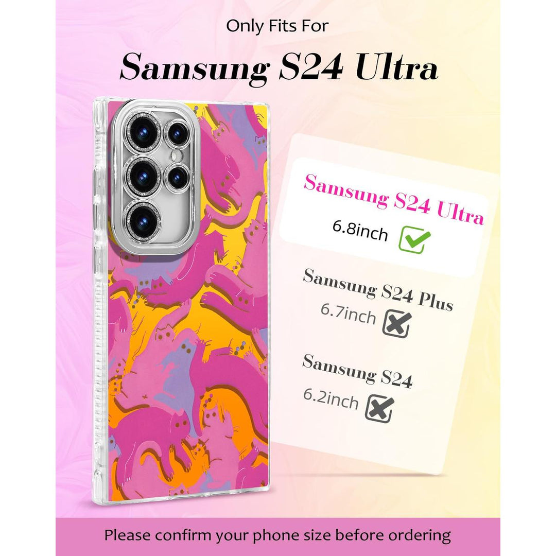 Galaxy Glitter Cherry Case & Lens Protector - DOKUTRONIX