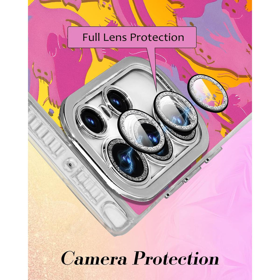 Galaxy Glitter Cherry Case & Lens Protector - DOKUTRONIX