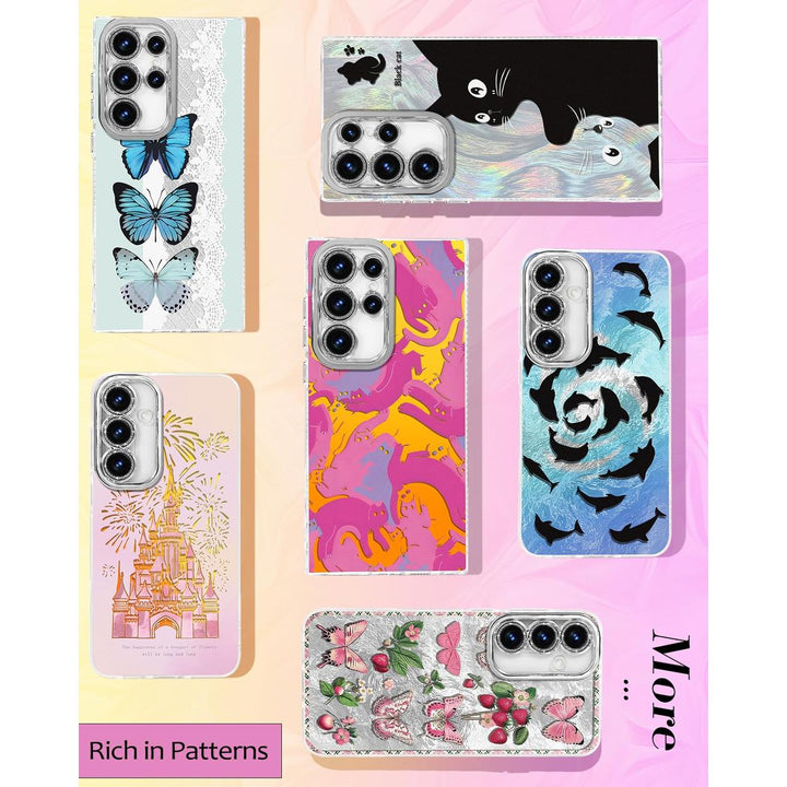 Galaxy Glitter Cherry Case & Lens Protector - DOKUTRONIX