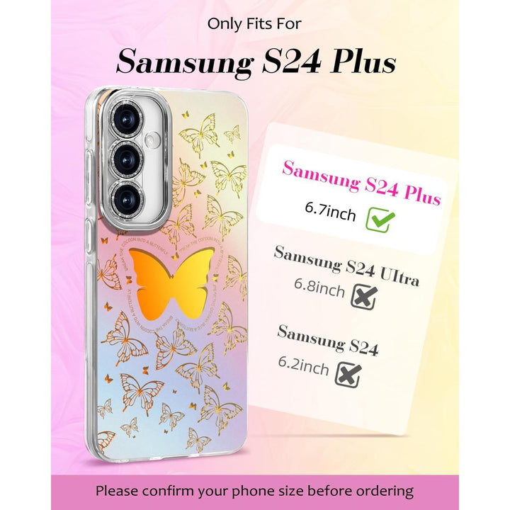 Galaxy Glitter Cherry Case & Lens Protector - DOKUTRONIX