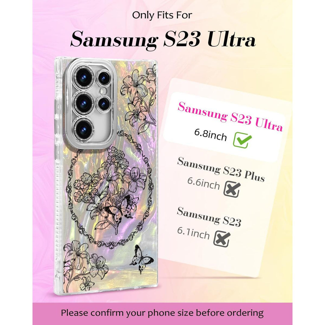 Galaxy Glitter Cherry Case & Lens Protector - DOKUTRONIX