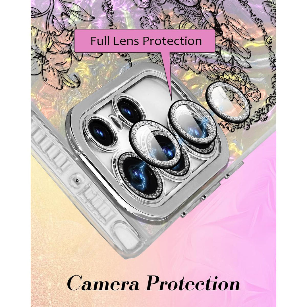 Galaxy Glitter Cherry Case & Lens Protector - DOKUTRONIX