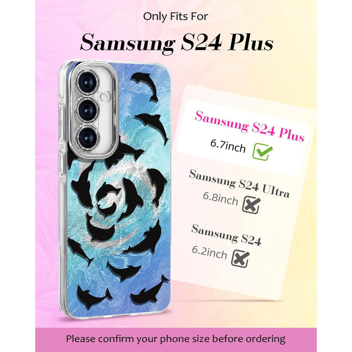 Galaxy Glitter Cherry Case & Lens Protector - DOKUTRONIX