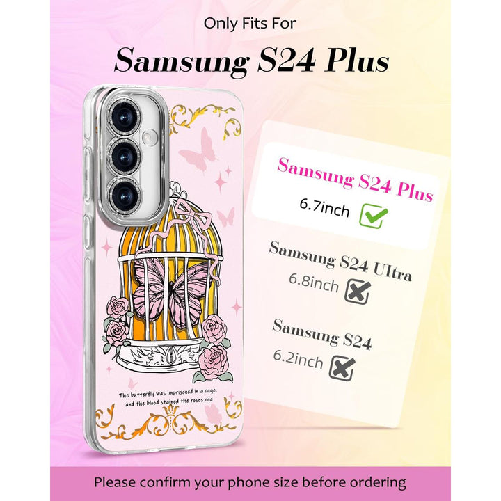 Galaxy Glitter Cherry Case & Lens Protector - DOKUTRONIX