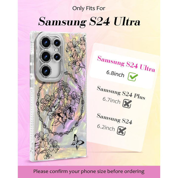 Galaxy Glitter Cherry Case & Lens Protector - DOKUTRONIX