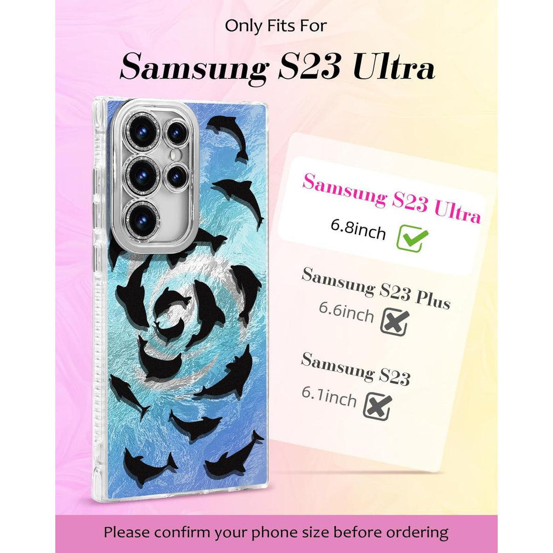 Galaxy Glitter Cherry Case & Lens Protector - DOKUTRONIX