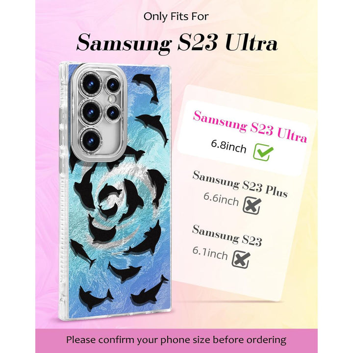 Galaxy Glitter Cherry Case & Lens Protector - DOKUTRONIX