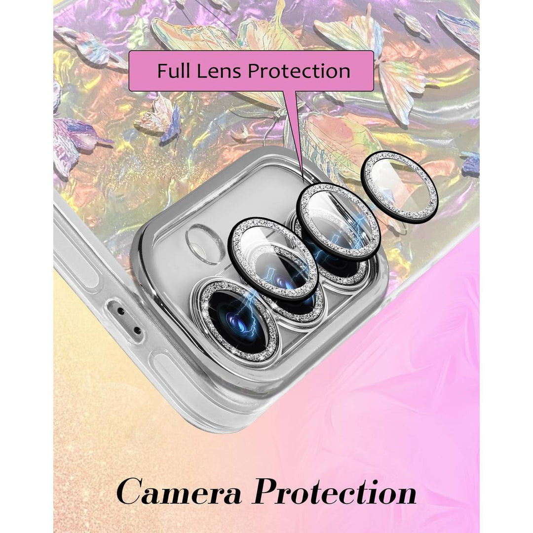 Galaxy Glitter Cherry Case & Lens Protector - DOKUTRONIX